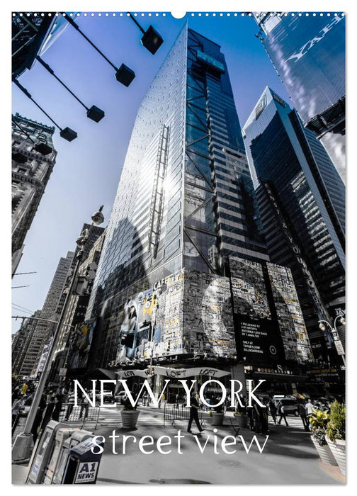 NEW YORK – vue sur la rue (calendrier mural CALVENDO 2024) 