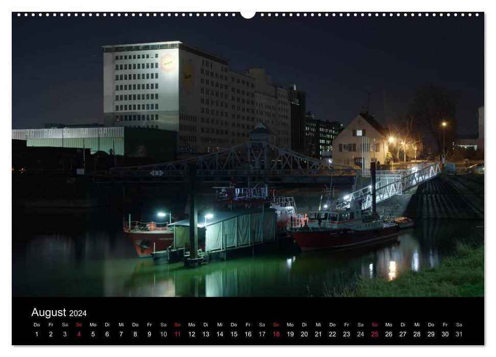 Cologne la nuit (calendrier mural CALVENDO 2024) 