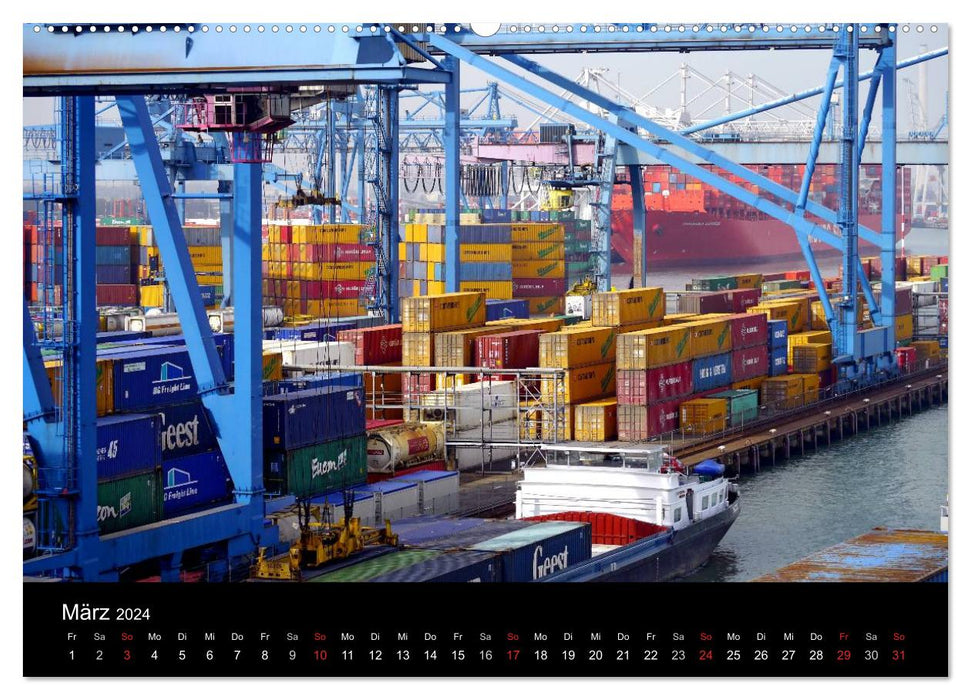 Containerwelten (CALVENDO Premium Wandkalender 2024)
