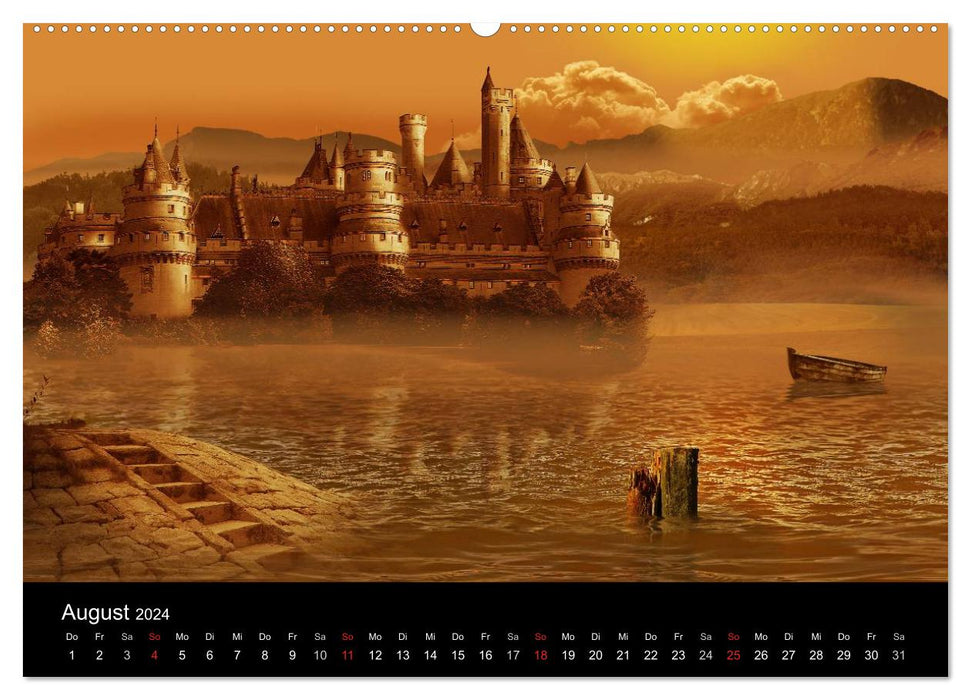 Mystische und romantische Märchenwelt Mausopardia (CALVENDO Premium Wandkalender 2024)