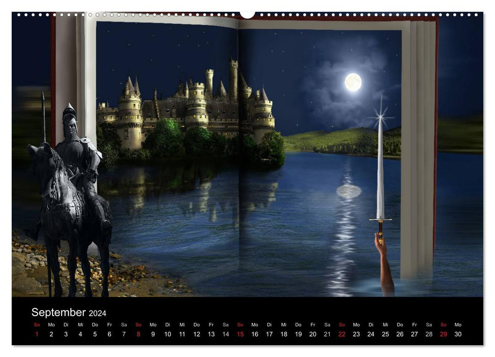 Mystische und romantische Märchenwelt Mausopardia (CALVENDO Premium Wandkalender 2024)