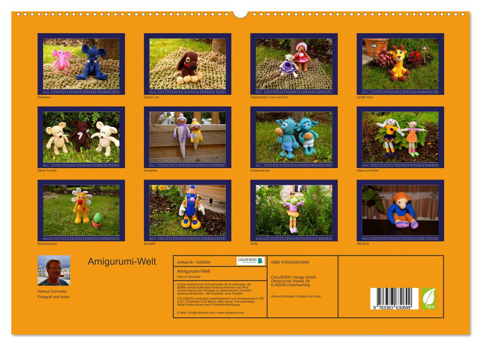 Amigurumi-Welt (CALVENDO Premium Wandkalender 2024)