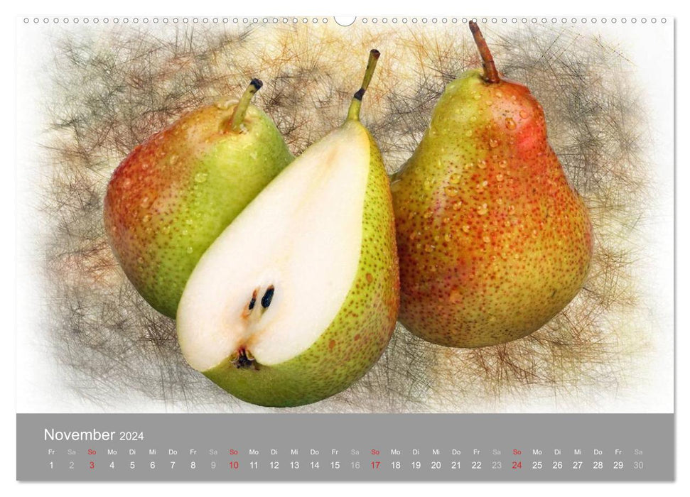 Obst (CALVENDO Wandkalender 2024)