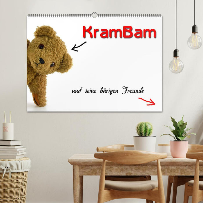 KramBam und seine bärigen Freunde (CALVENDO Wandkalender 2024)