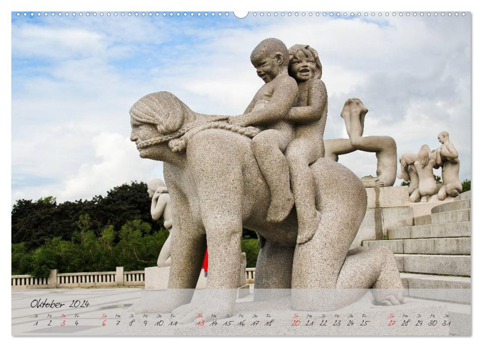 Vigeland (CALVENDO Premium Wandkalender 2024)