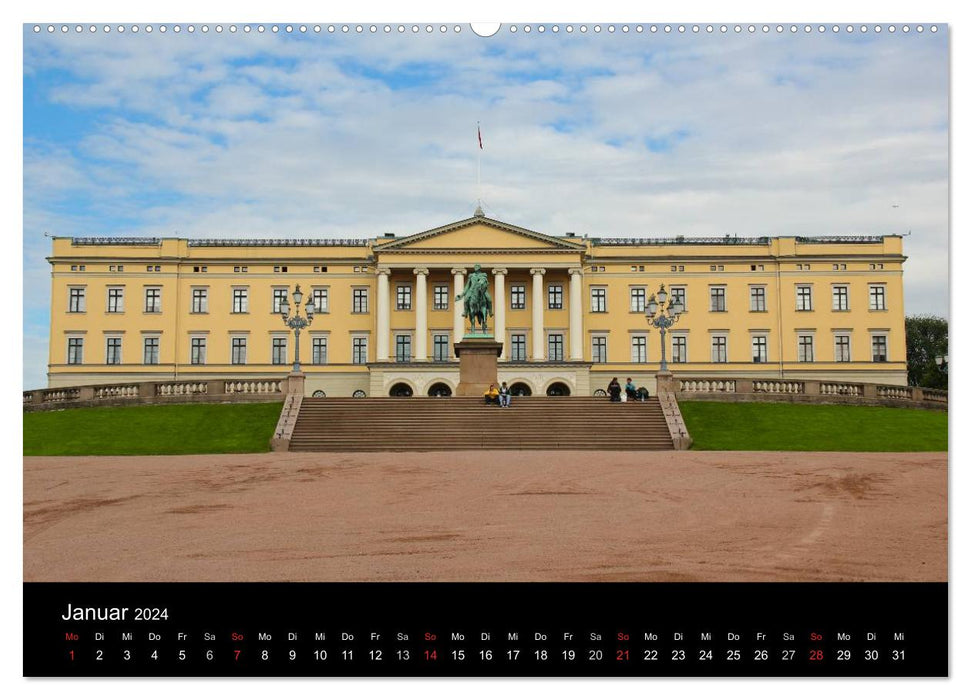 Oslo (CALVENDO Premium Wandkalender 2024)