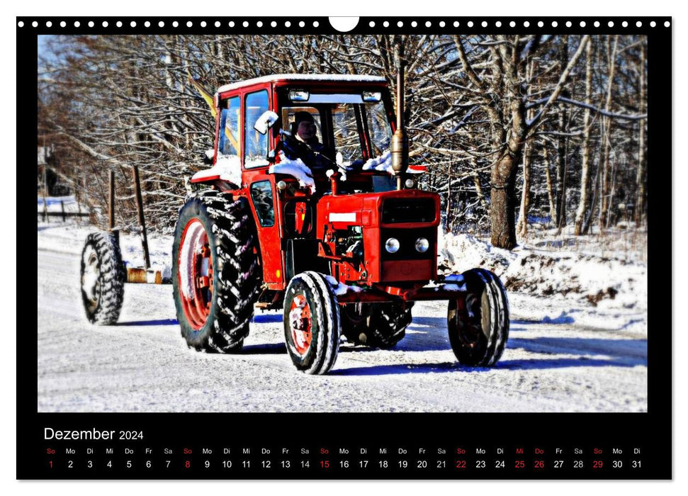 alte Traktoren (CALVENDO Wandkalender 2024)