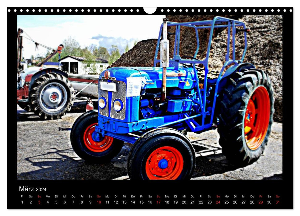 alte Traktoren (CALVENDO Wandkalender 2024)