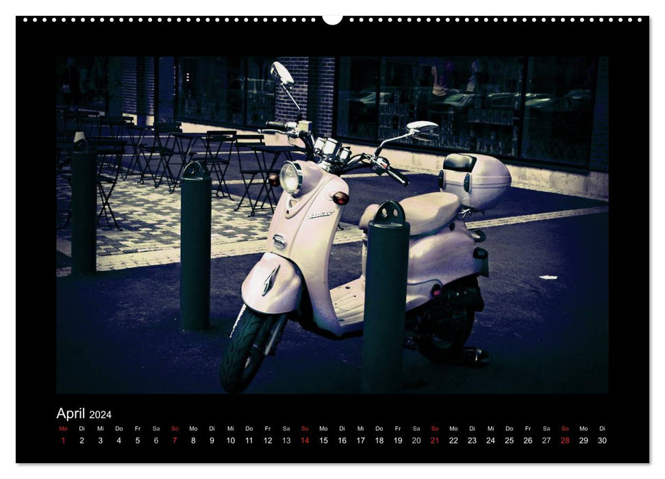 Motorroller (CALVENDO Wandkalender 2024)