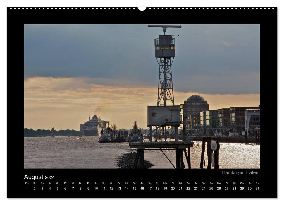 Hamburg - Impressionen (CALVENDO Wandkalender 2024)