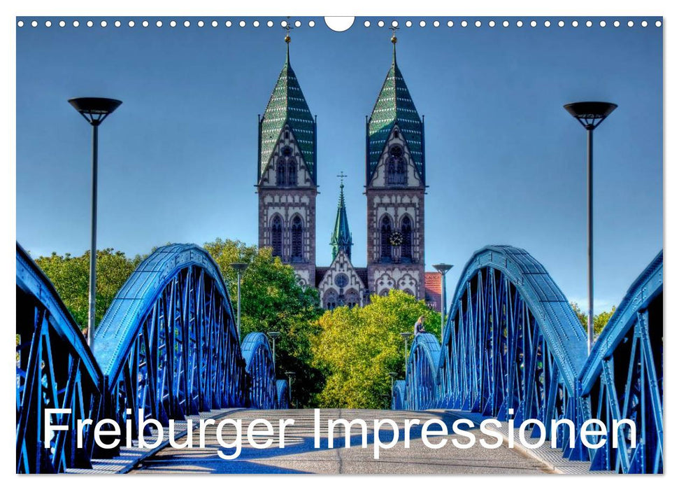 Freiburger Impressionen (CALVENDO Wandkalender 2024)