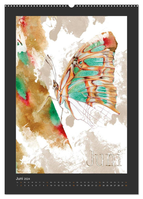Papillon Art (CALVENDO Wandkalender 2024)