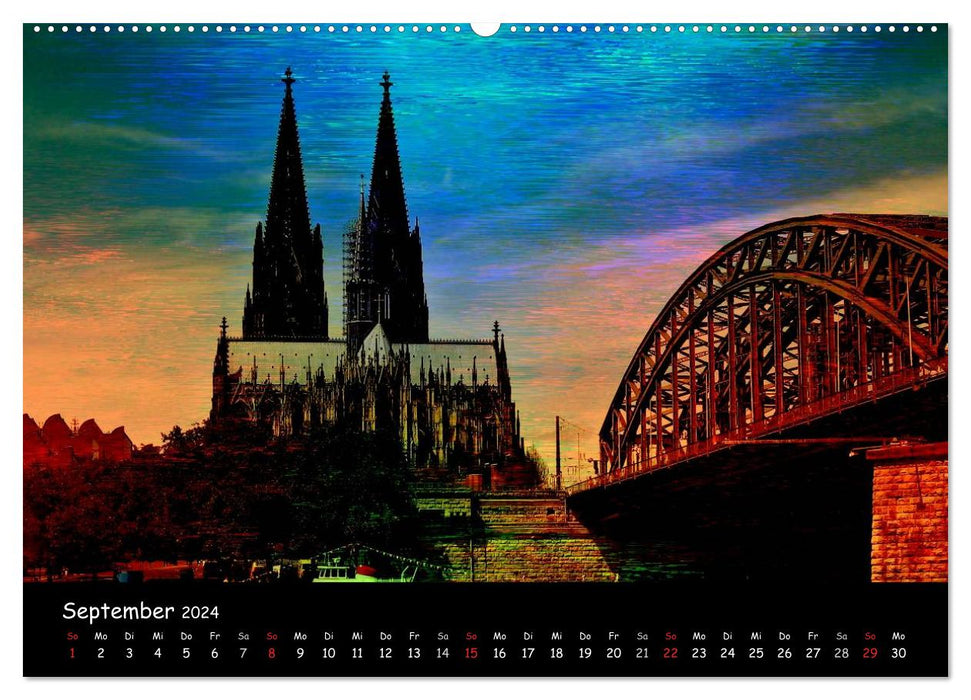 Köln (CALVENDO Premium Wandkalender 2024)