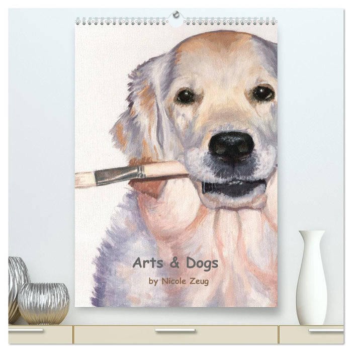 Arts & Dogs (CALVENDO Premium Wandkalender 2024)