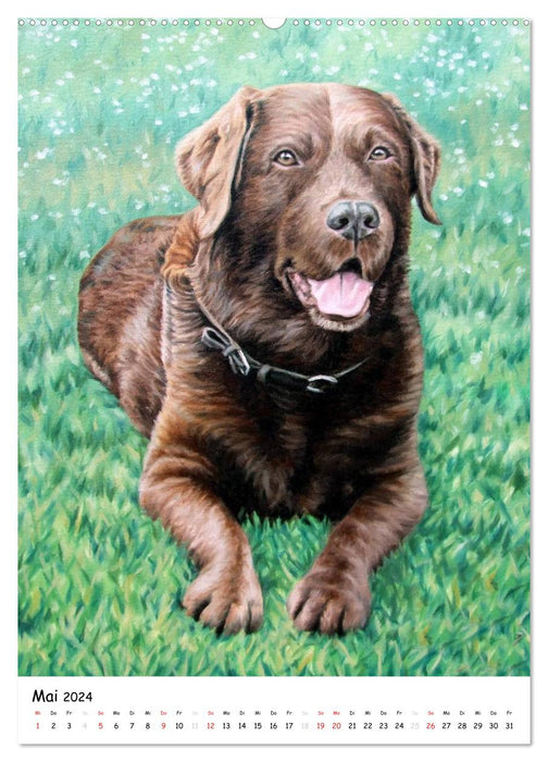 Arts & Dogs (CALVENDO Premium Wandkalender 2024)
