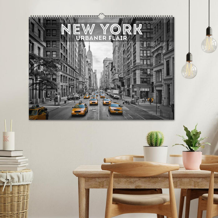 NEW YORK Urbaner Flair (CALVENDO Wandkalender 2024)