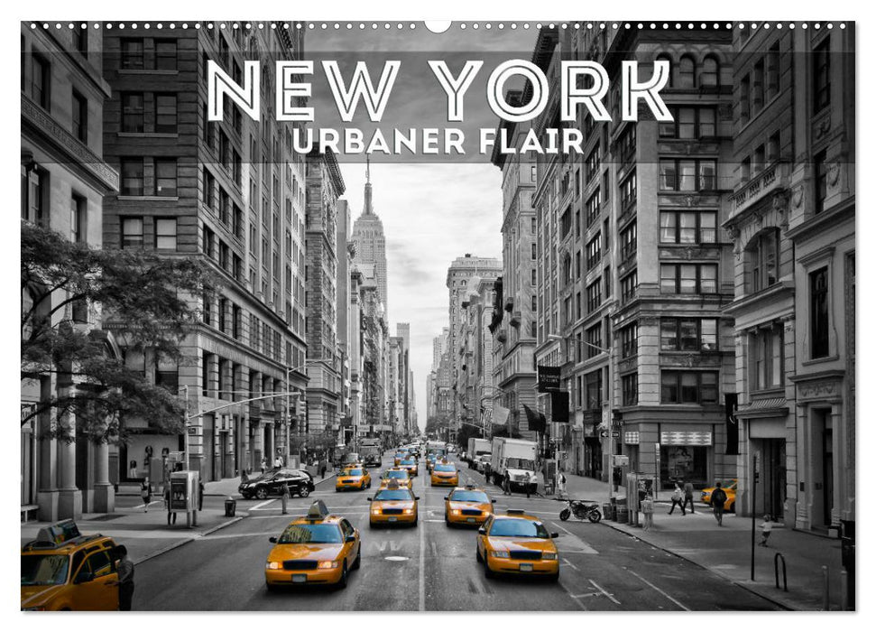 NEW YORK Urbaner Flair (CALVENDO Wandkalender 2024)