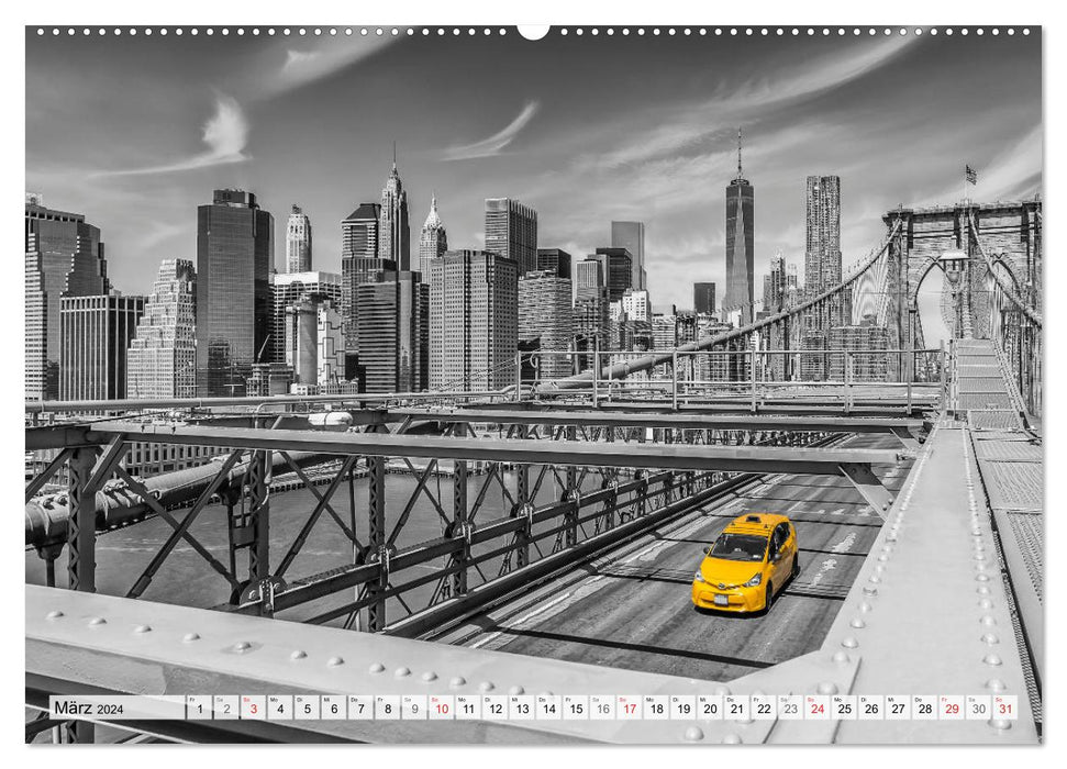 NEW YORK Urbaner Flair (CALVENDO Wandkalender 2024)