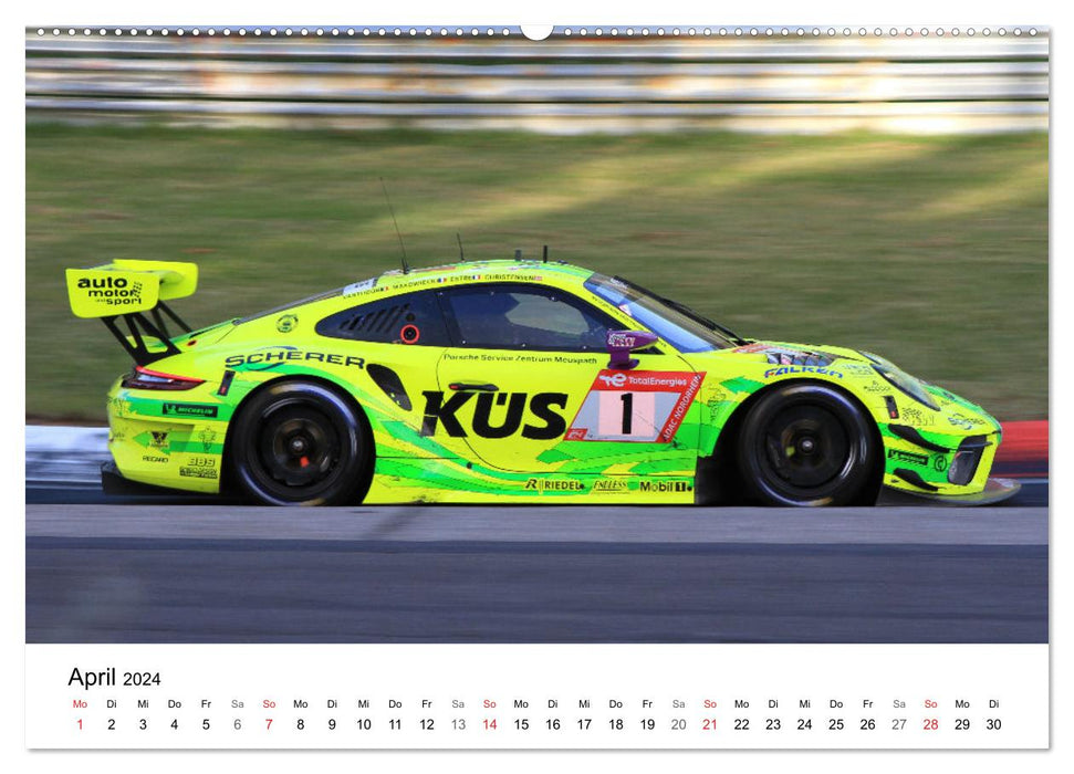 Motorsport aus Zuffenhausen (CALVENDO Wandkalender 2024)