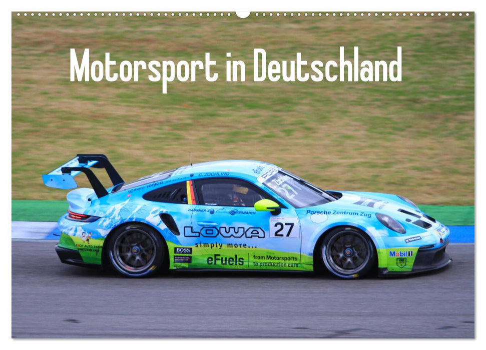 Motorsport in Deutschland (CALVENDO Wandkalender 2024)