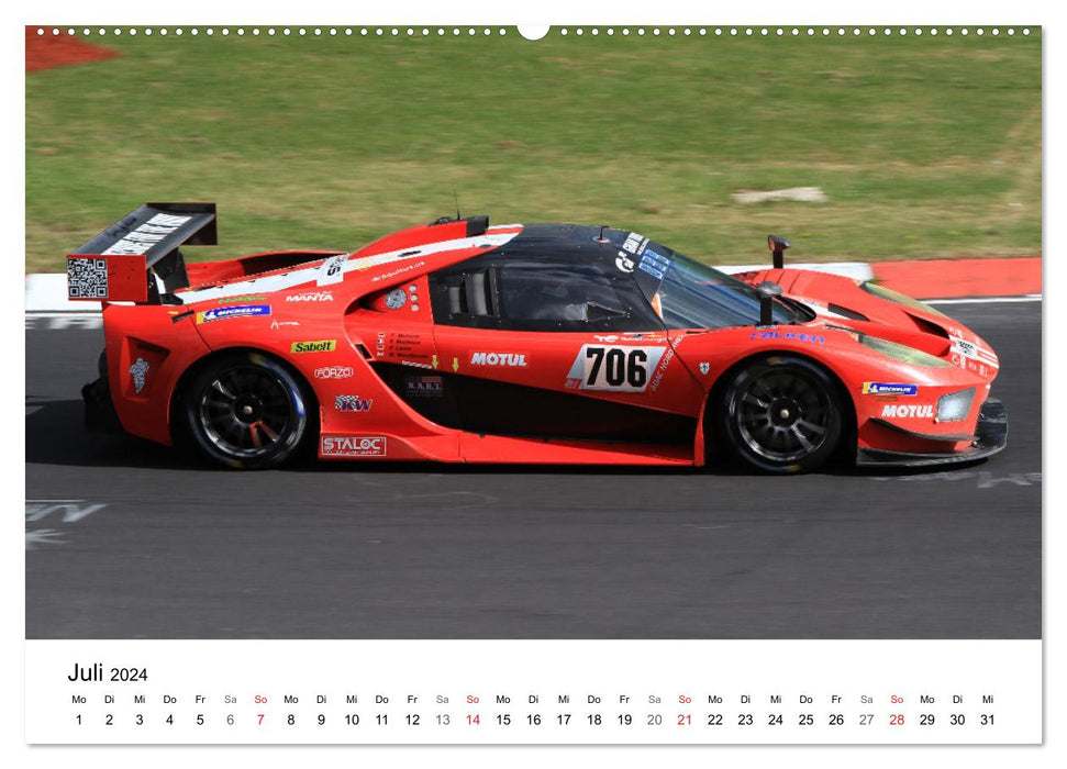 Motorsport in Deutschland (CALVENDO Wandkalender 2024)