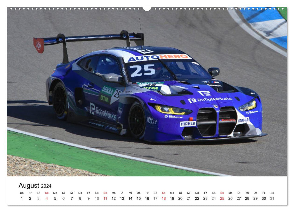 Motorsport in Deutschland (CALVENDO Wandkalender 2024)