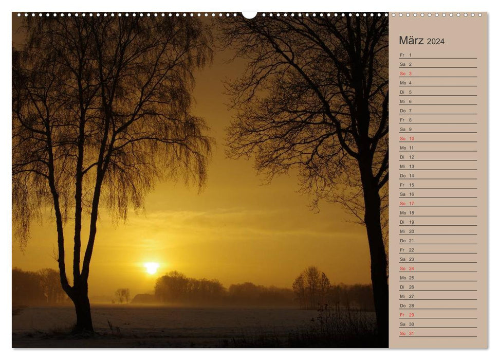 Natur Bilder Kalender (CALVENDO Premium Wandkalender 2024)