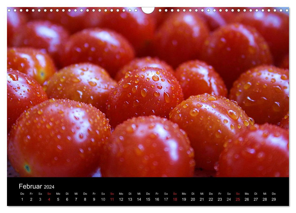 Obst und Gemüse (CALVENDO Wandkalender 2024)