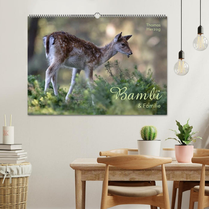 BAMBI & Familie (CALVENDO Wandkalender 2024)