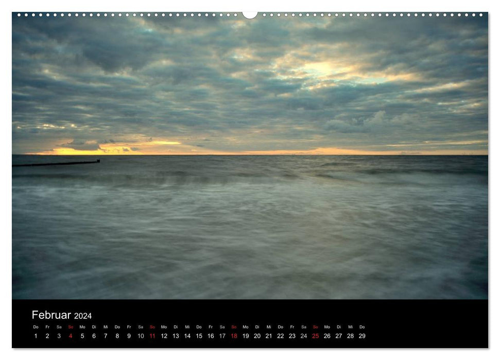 Natur und Meer auf dem Darß (CALVENDO Wandkalender 2024)