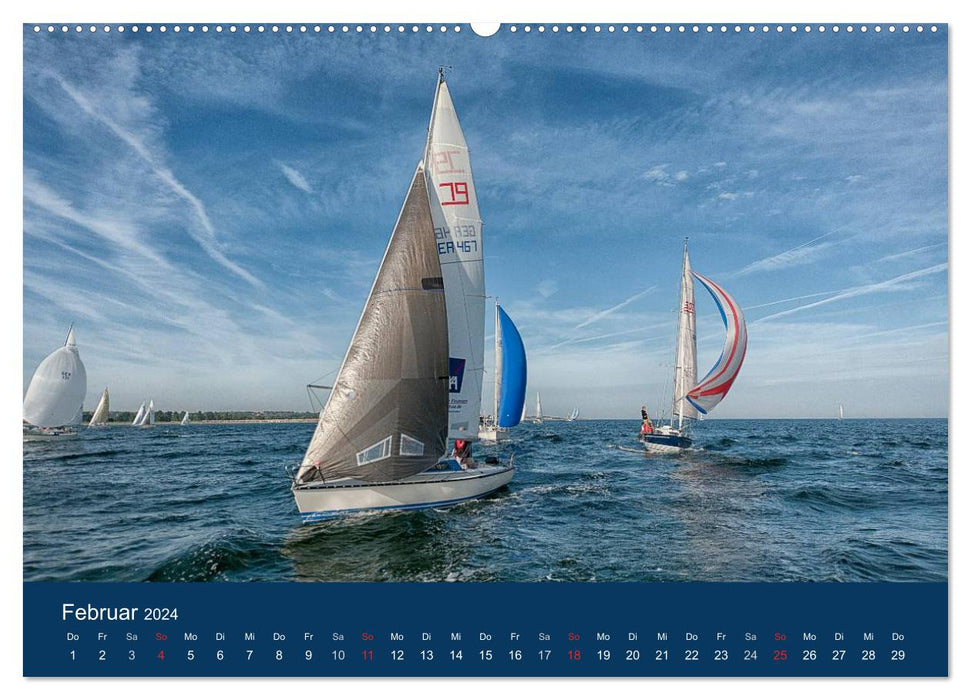 Sailing regatta (CALVENDO wall calendar 2024) 