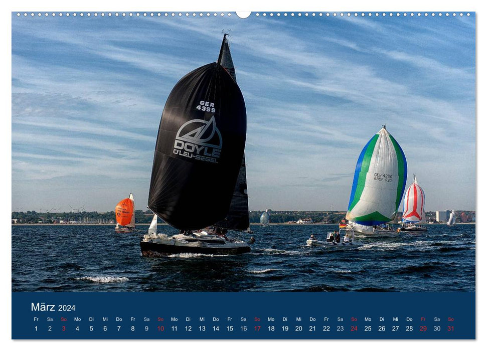 Segelregatta (CALVENDO Wandkalender 2024)