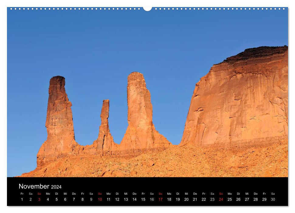 USA - Monument Valley (CALVENDO Premium Wall Calendar 2024) 