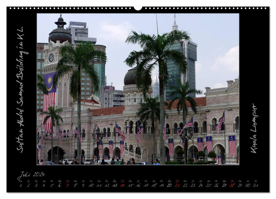Vibrant Malaysia (CALVENDO wall calendar 2024) 