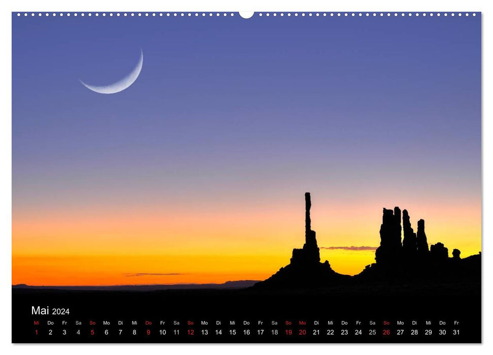 USA - Monument Valley (CALVENDO wall calendar 2024) 