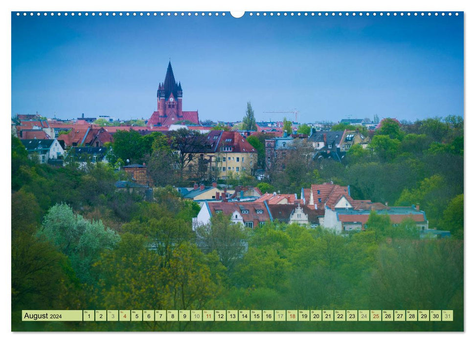 Grünes Halle/Saale - Meine wilde Händelstadt (CALVENDO Premium Wandkalender 2024)