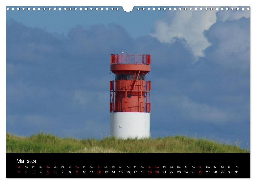 Deep sea island of Helgoland (CALVENDO wall calendar 2024) 