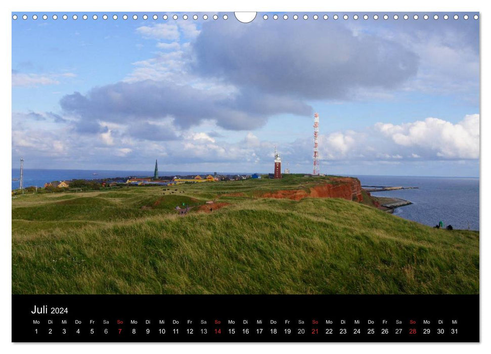 Deep sea island of Helgoland (CALVENDO wall calendar 2024) 