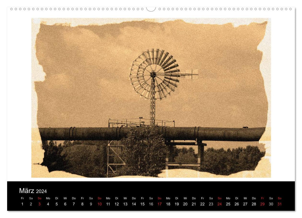 Landscape Park Duisburg-Nord (CALVENDO Premium Wall Calendar 2024) 