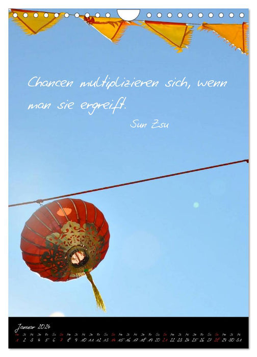 Asian wisdom (CALVENDO wall calendar 2024) 