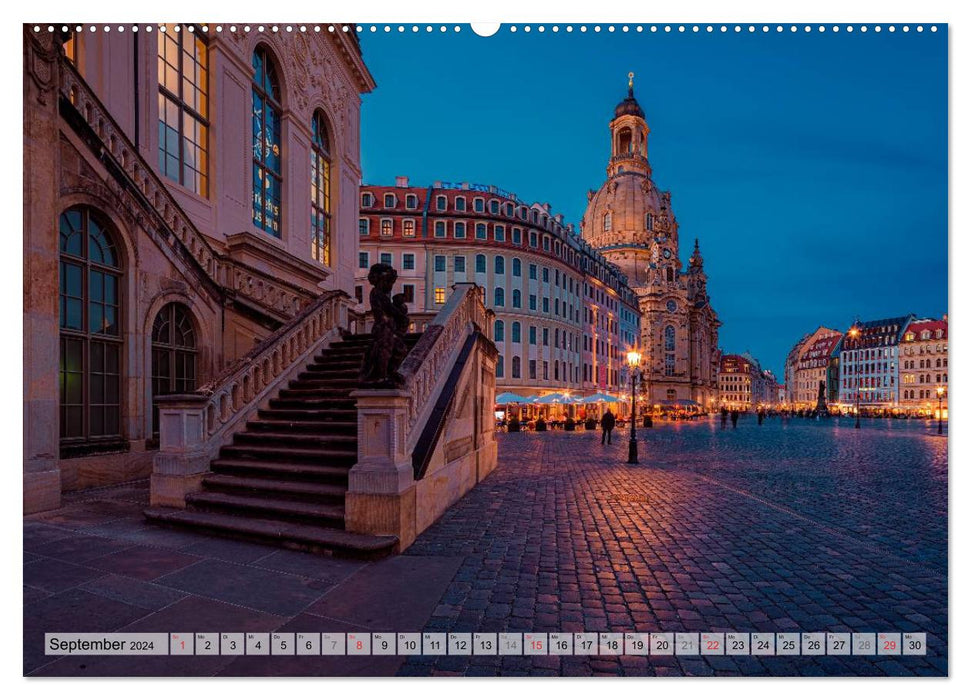 Dresden - Perle des Barock (CALVENDO Premium Wandkalender 2024)