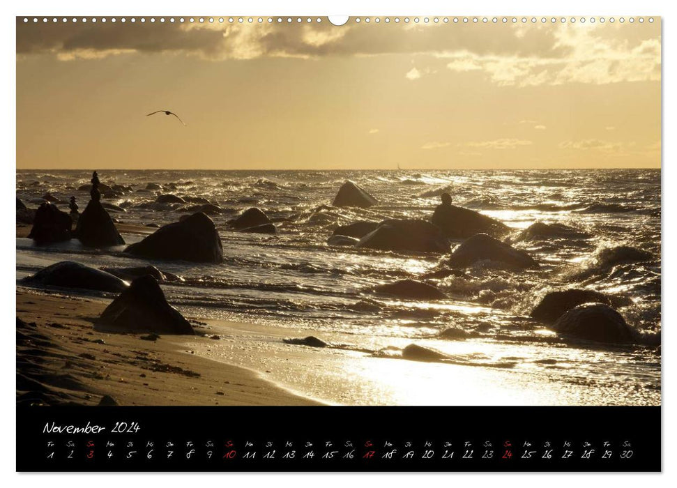 Baltic Sea beach (CALVENDO wall calendar 2024) 