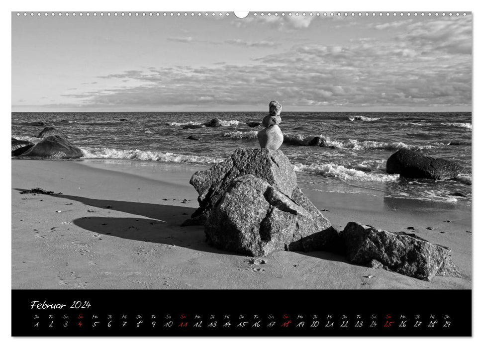 Baltic Sea beach (CALVENDO wall calendar 2024) 
