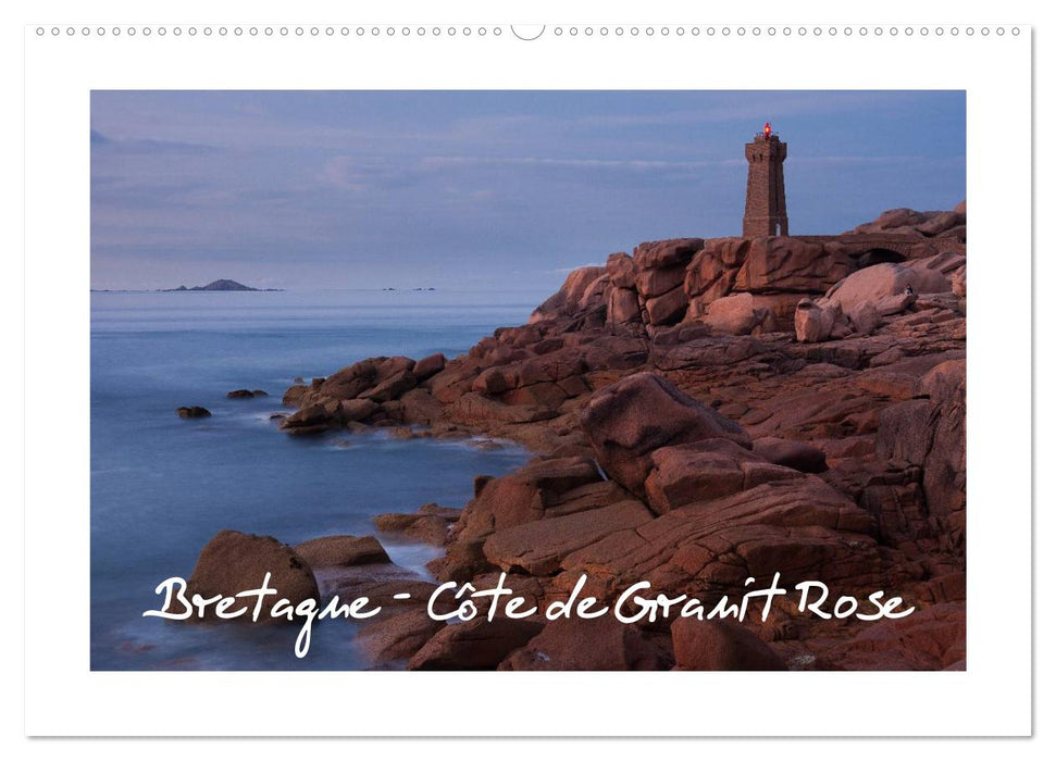 Bretagne - Côte de Granit Rose (CALVENDO Wandkalender 2024)
