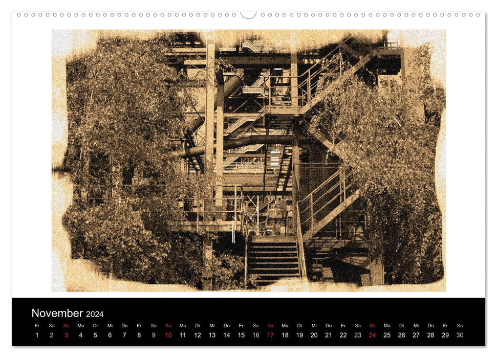 Landschaftspark Duisburg-Nord (CALVENDO Wandkalender 2024)