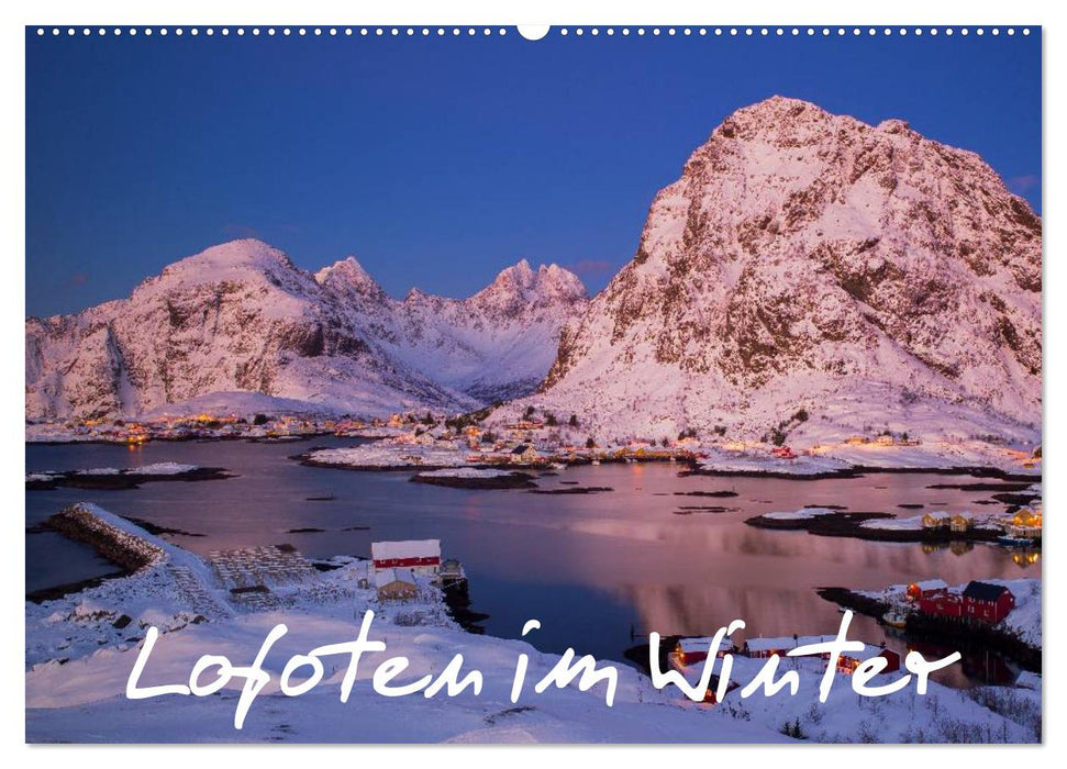 Lofoten im Winter (CALVENDO Wandkalender 2024)