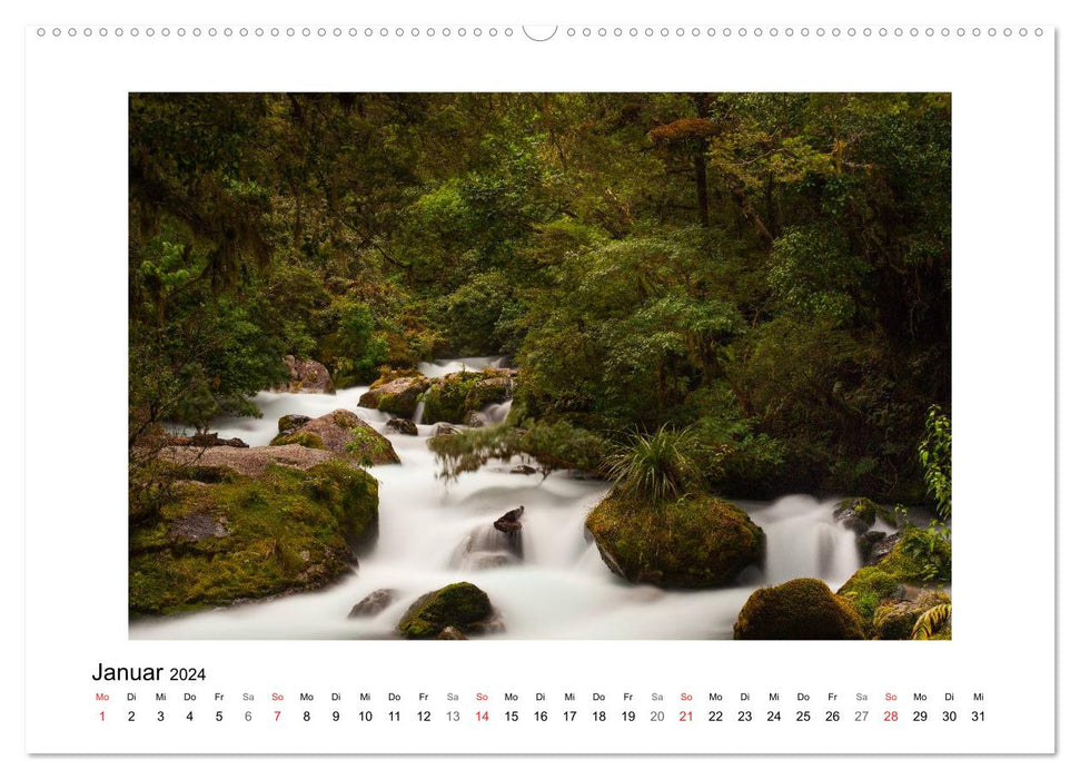 Neuseeland - Südinsel (CALVENDO Wandkalender 2024)