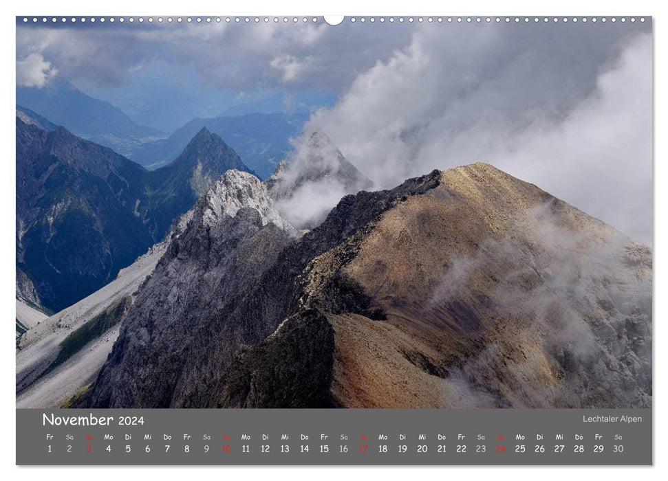 Traumhafte Bergwelt Kalender (CALVENDO Premium Wandkalender 2024)