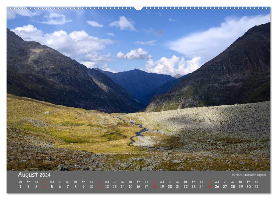 Traumhafte Bergwelt Kalender (CALVENDO Premium Wandkalender 2024)