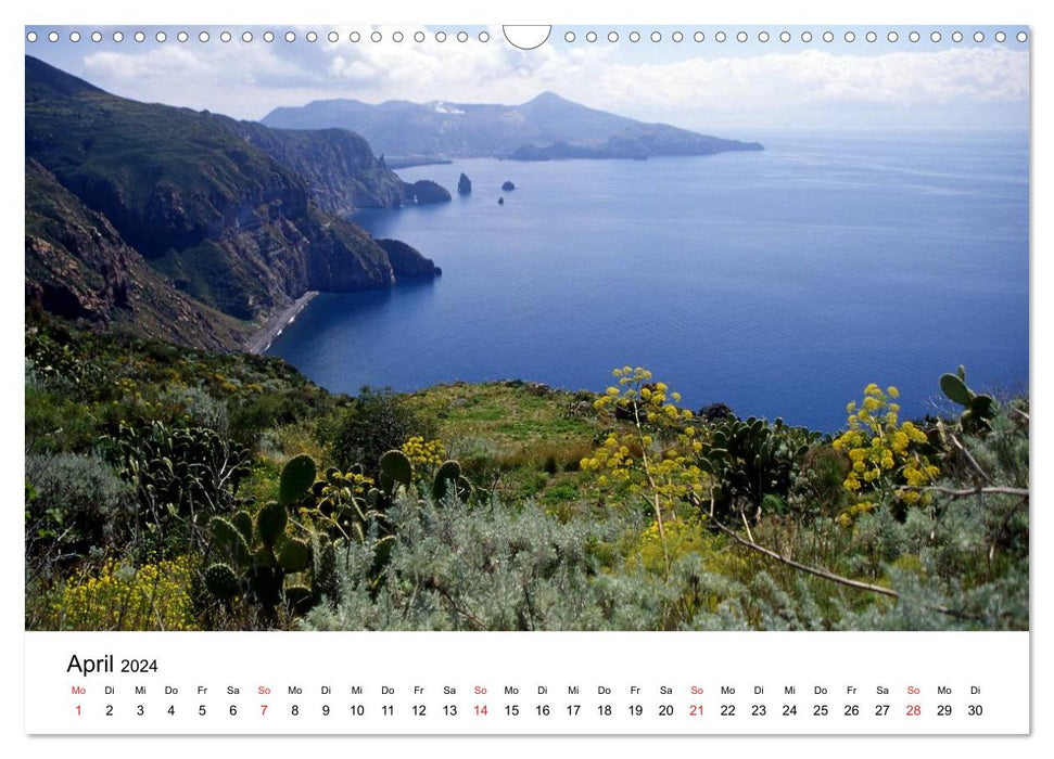 The Aeolian Islands (CALVENDO wall calendar 2024) 